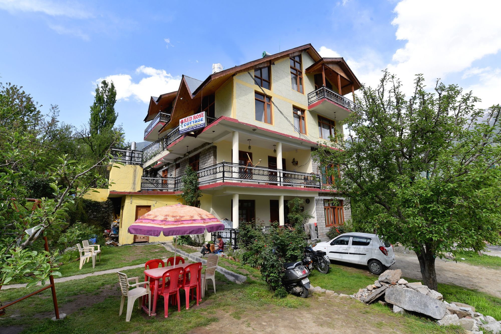 Oyo 13232 Red Rose Cottage Manali  Exterior photo